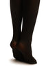 Black Faux Stockings With Lock & Key Wrapping Chain