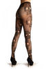 Black Fishnet With Mexican Skulls (Halloween)