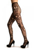Black Fishnet With Mexican Skulls (Halloween)