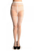White With Faux Wide Lace Suspender Garter