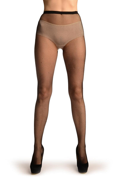 Small Fishnet With Black & Whyte Crystals Tights