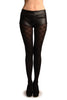 Black With Sheer Large Mesh Tights