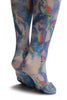 Blue Sky, Unicorn & Rainbow Printed Tights