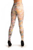 Boom Zap Japanese Girl Collage Printed Tights