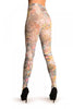 Boom Zap Japanese Girl Collage Printed Tights