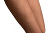 Dark Grey Luxurious Medium Mesh Fishnet Tights