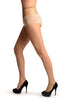 Beige Luxurious Large Mesh Fishnet Tights